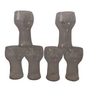 Set 6 Pepsi Cola Drinking Fountain Glass